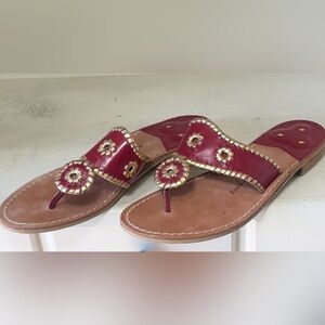 Jack Rogers Women’s Jacks Slip-On Flat Sandals Size 10